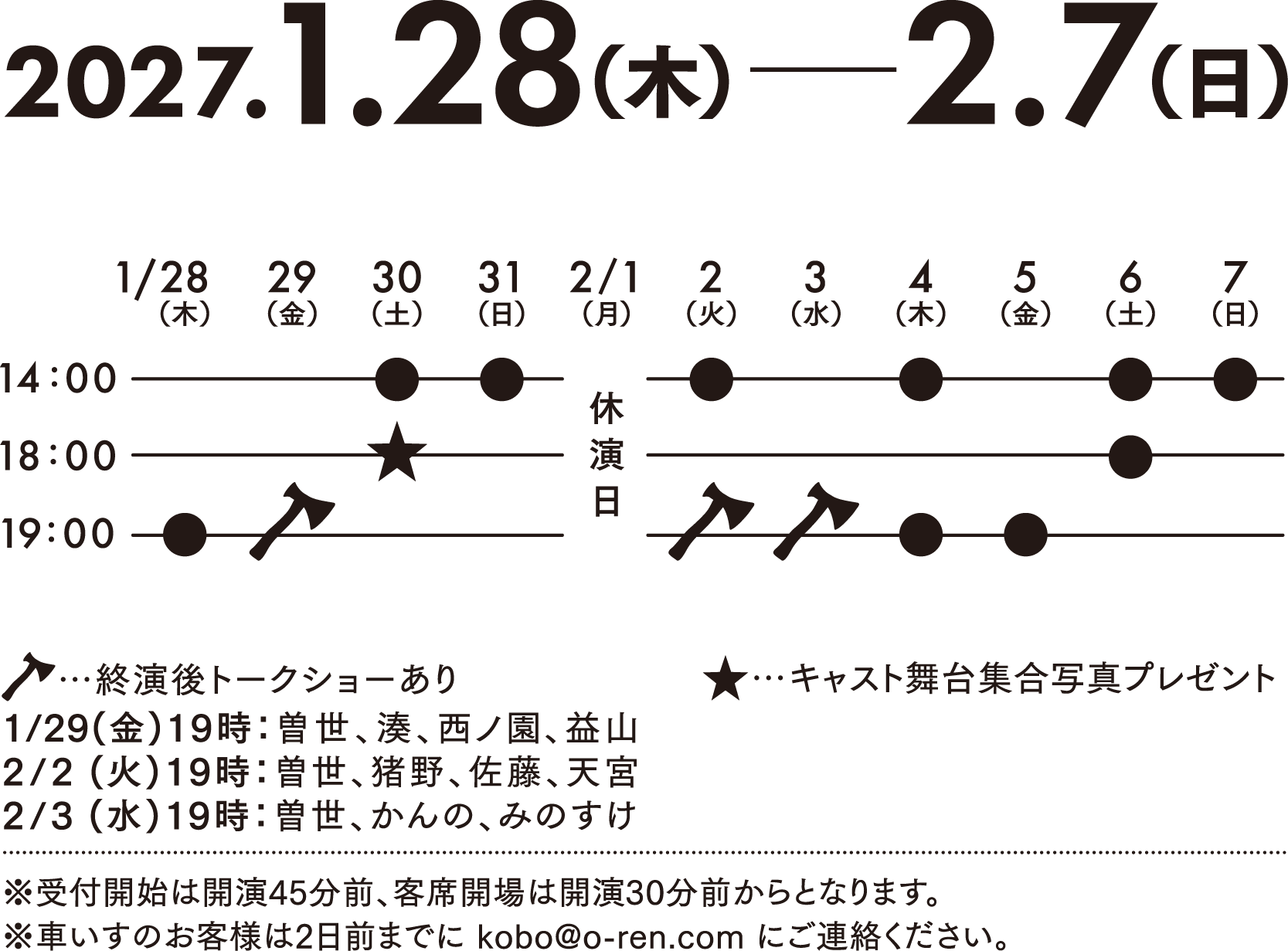 タイムテーブル